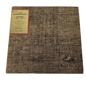 Elisabeth Schwarzkopf Songs You Love Record Angel 35383